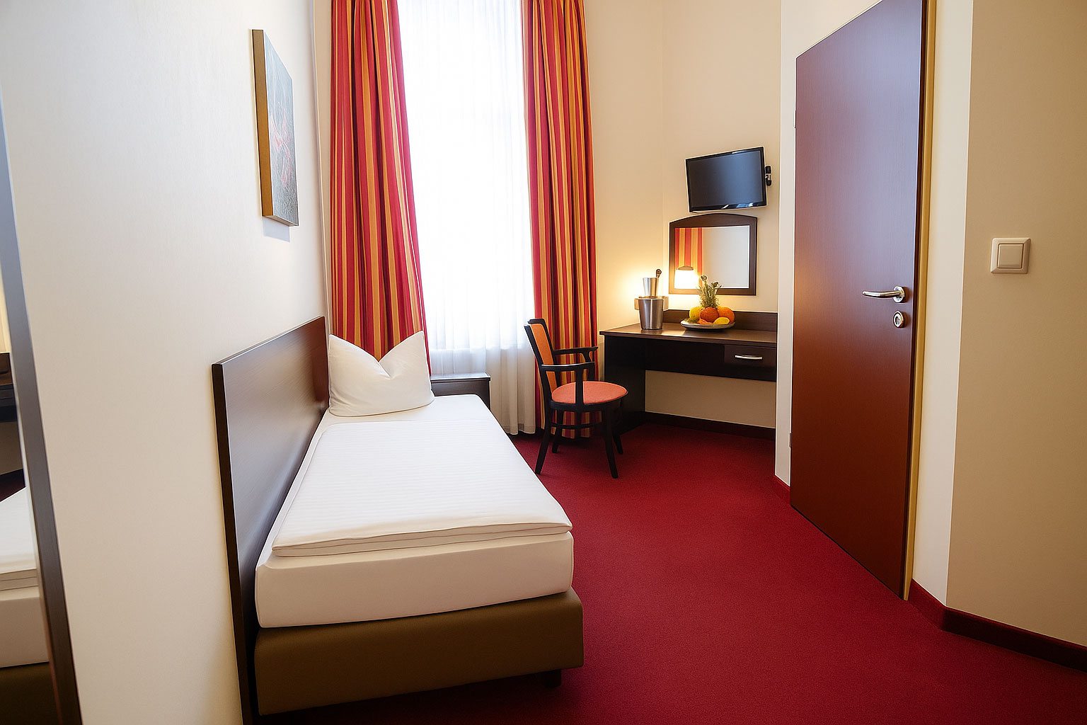 Einzelzimmer Hotel Polo Haburg